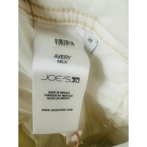 JOES Women's Off-White Avery Ankle Cut Denim Blend Wide-Leg Jeans Size 28 - Picture 13 of 16